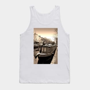 Narrow Boats Regent's Canal Camden London Tank Top